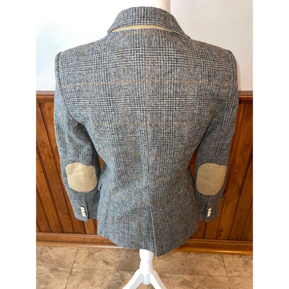 Zara Gray Plaid Blazer - Picture 4 of 10